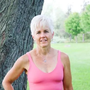 Andrea MacDougall, a wellness coach at Free2Be Fitness, supporting clients