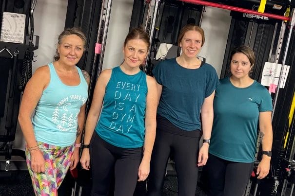 Team photo after a training at Free 2 Be Fitness